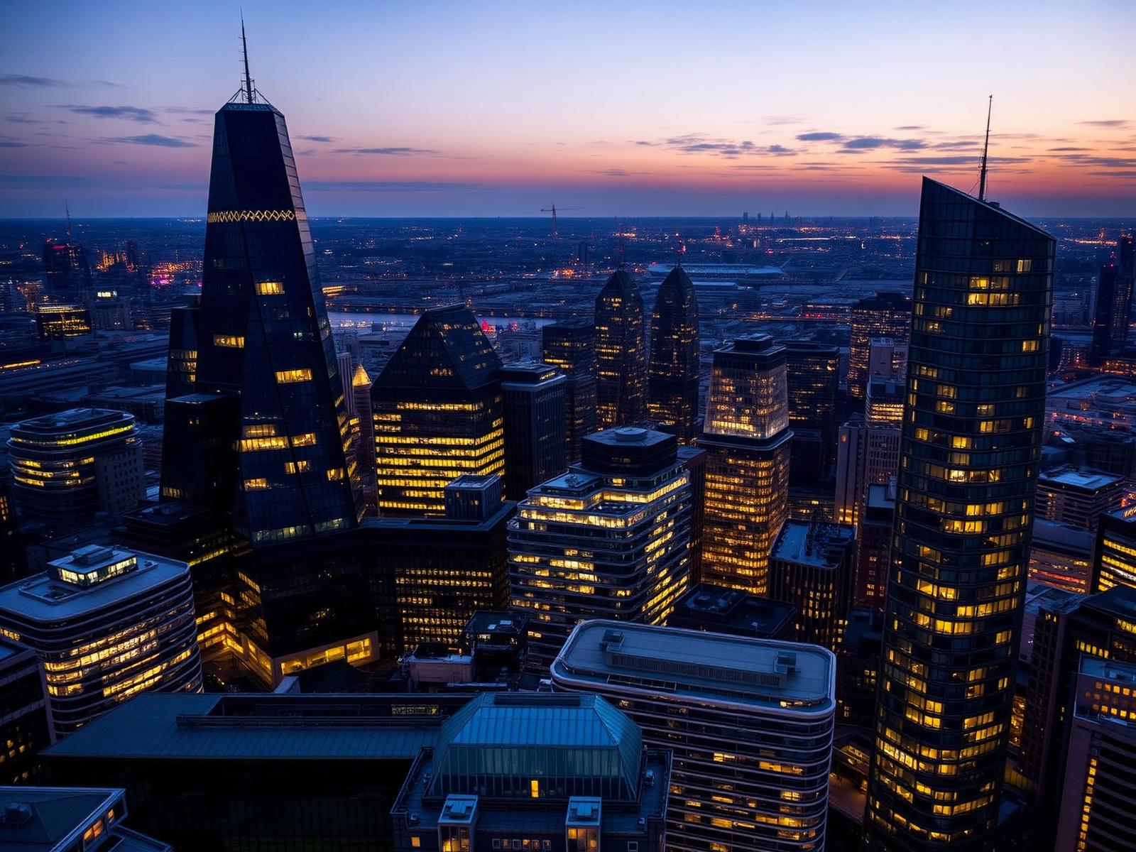 City of London skyline