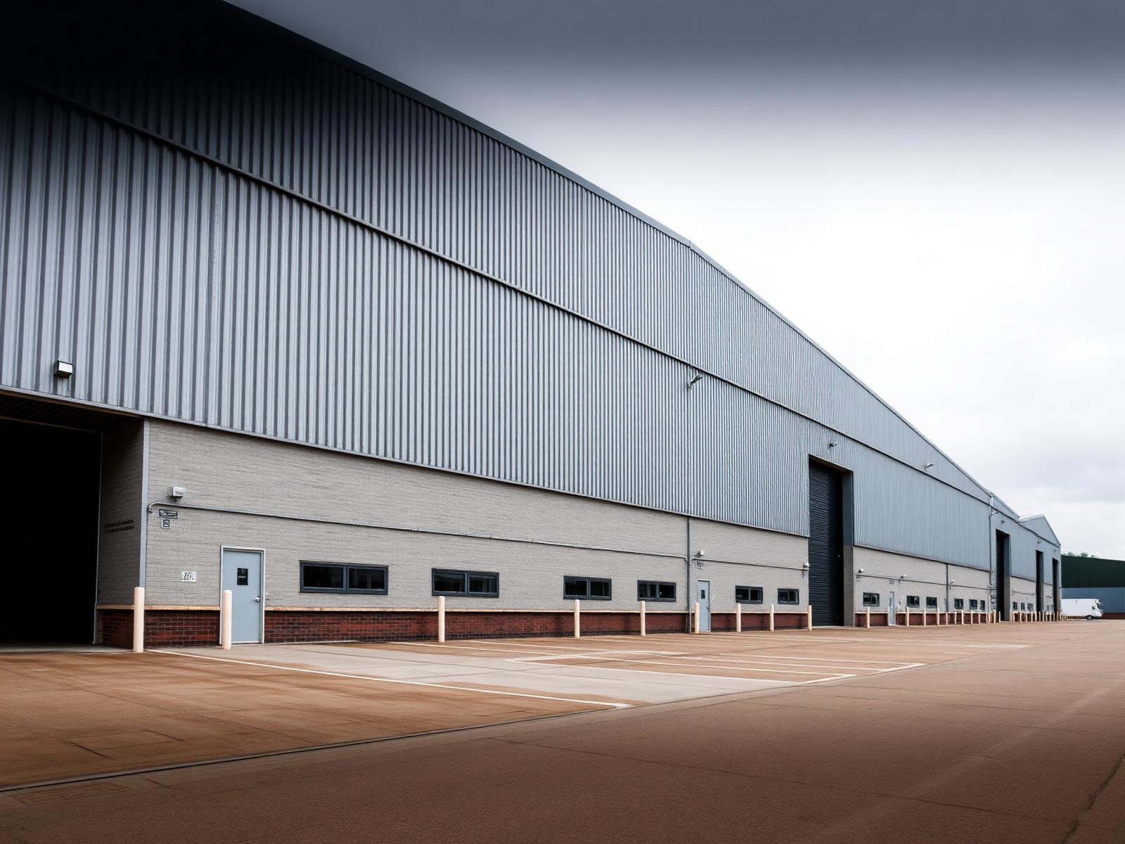 Industrial warehouse in the UK regions